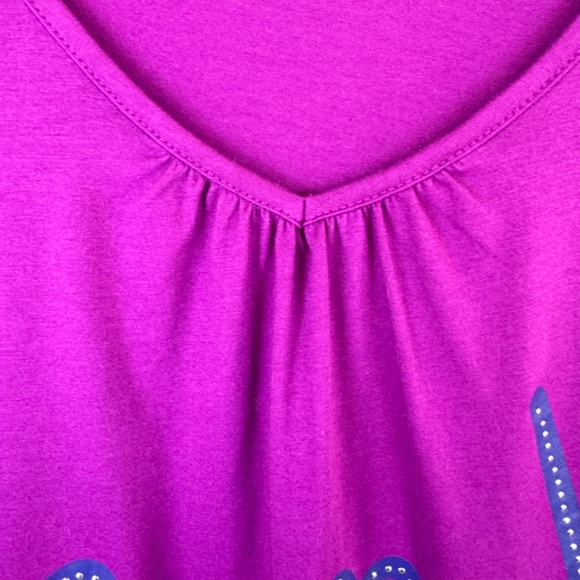 CATHERINES SLEEPWEAR Wine Color Top Ciao NWT / Plus 4X 30 - 32W - Picture 5 of 13